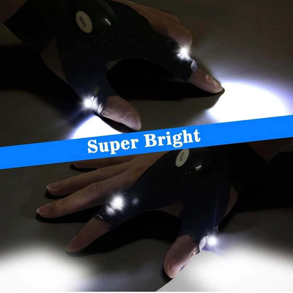 LED Flashlight Gloves - Picture 3 of 7
